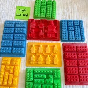 Colorful Building Block Mold Set for Kids - Blue, Red, Green, Yellow